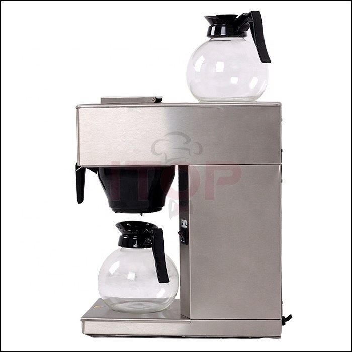 Commercial Stainless Steel Turkish Arabic Electric Single Head Thermostat Coffee Machine Office Drip Coffee Maker