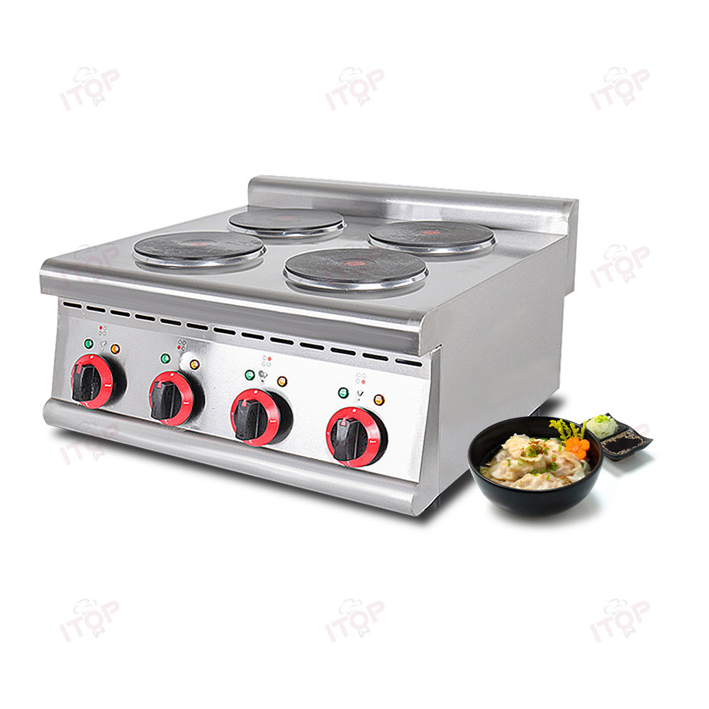 Wholesale Table Top 4 Burner Hot Plate Cooker Range Commercial Electric Stove