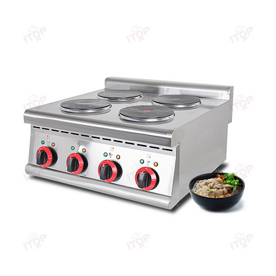 Wholesale Table Top 4 Burner Hot Plate Cooker Range Commercial Electric Stove