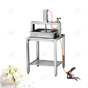 Stainless Steel Pneumatic Soya Panner Machine/tofu Press Maker