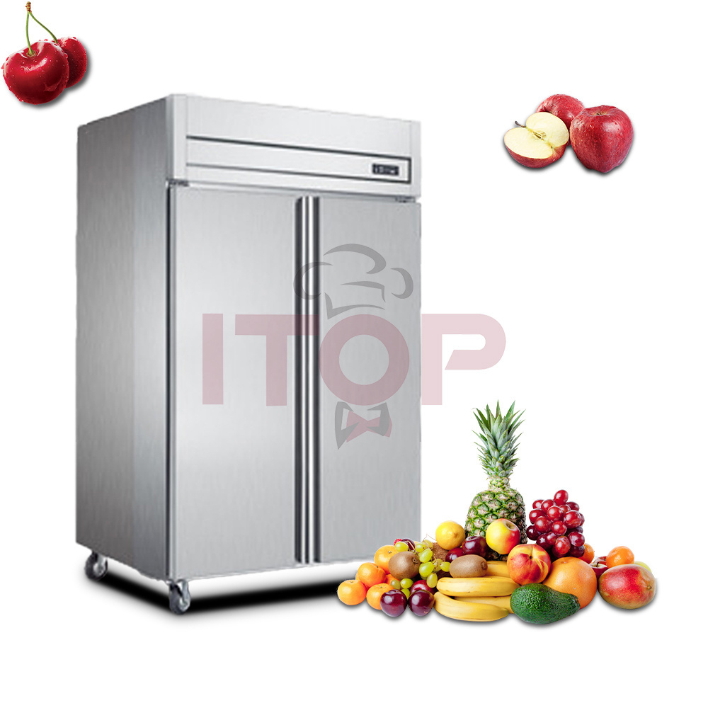 Hot Sale Mini Bar Fridge Glass Door Energy Drink Display 480W Meat Fish  Refrigerator Horizontal Freezer