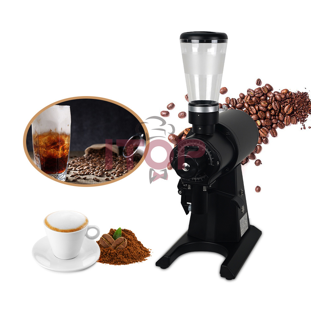 Professional Commercial Automatic Grinding Coffee Bean Machine 16 Gear Adjustable Setting Cappuccino Ek43s Coffee Grinder