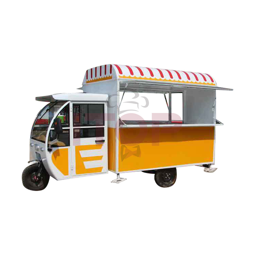 Ice Cream Truck Mobile Kitchen Customized Mobile Electric Ice Cream Food Truck Ice Cream Vending Food Cart Electric Imbisswagen