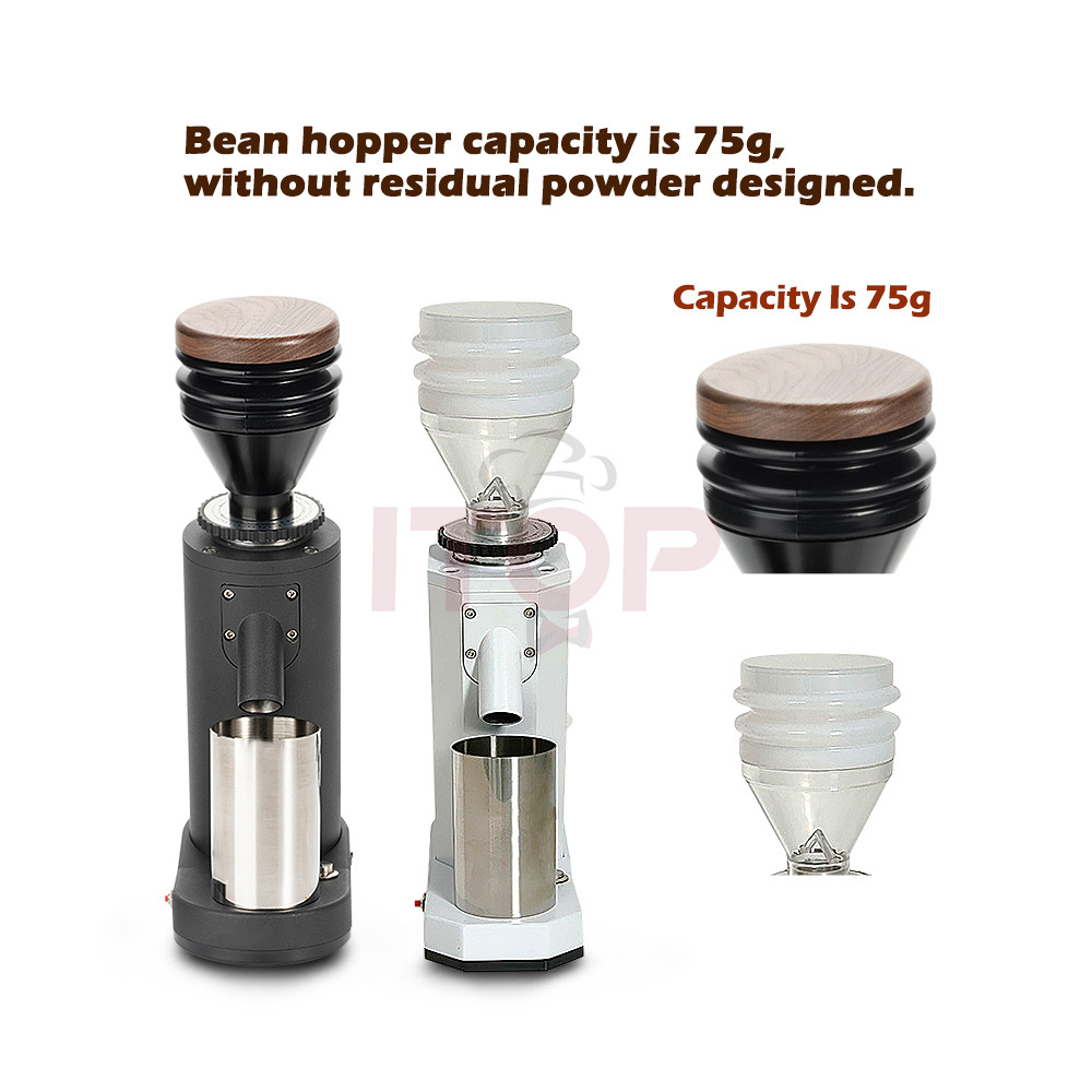 Coffee Pulper Grinding Machine Coffee Grinder Single Dose Conical Burr Industrial Electric Coffee Grinder