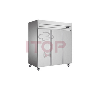 Hot Sale Mini Bar Fridge Glass Door Energy Drink Display 480W Meat Fish  Refrigerator Horizontal Freezer