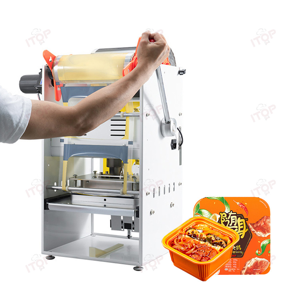 Hot Selling Semi Automatic Bowl Food Plastic Tray Sealer Sealing Machine With Low Price