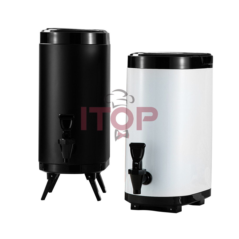 Insulated Beverage Dispenser Coffee Urn Party Double Wall Hot and Cold Beverage Dispenser for Tea Coffee container