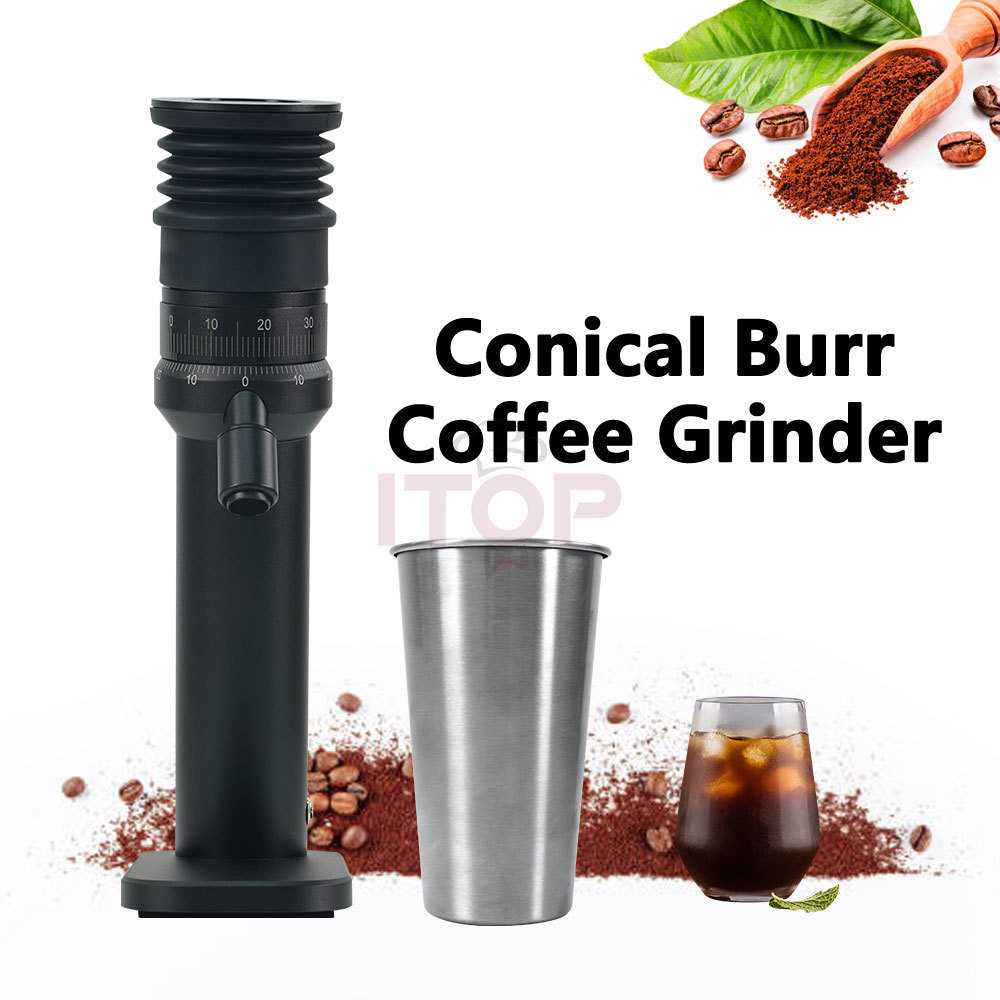 Small grinding coffee grinder burr adjustable setting 47MM espresso coffee burr grinder for sale