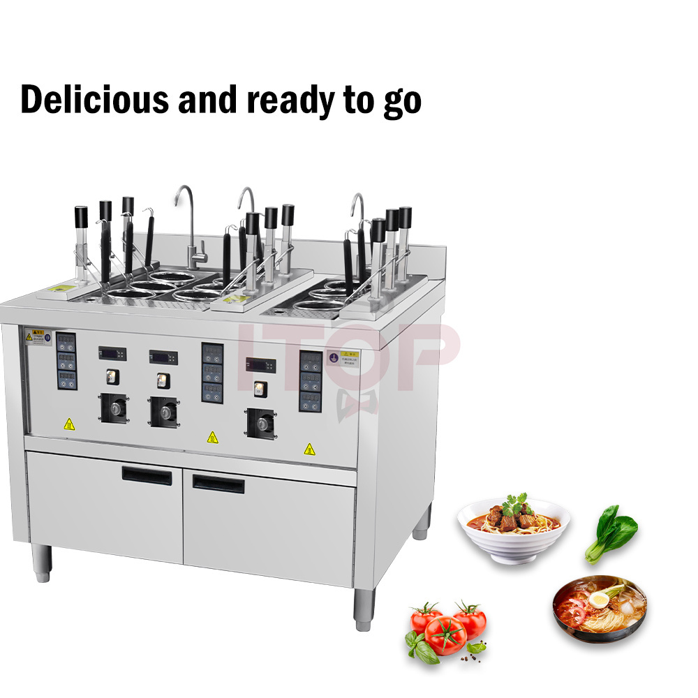 180 Bowls Electric Noodle Pasta Cooker Vending Machine Dumpling Cooking Pasta Cooker Microwave Elektric Noodle Cooker