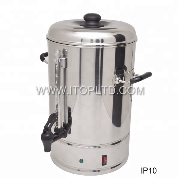 10L Stainless Steel Coffee Percolator Commercial Electric Coffee Maker