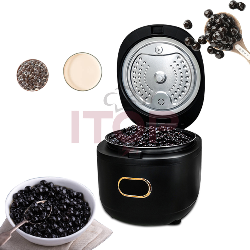 ITOP 5L Cocina Pearl Boba Factory  Perlen Kochtopf Popular Self Heating Bubble Tea Boba Tapioca Jelly Bean Taro Ball Cooker