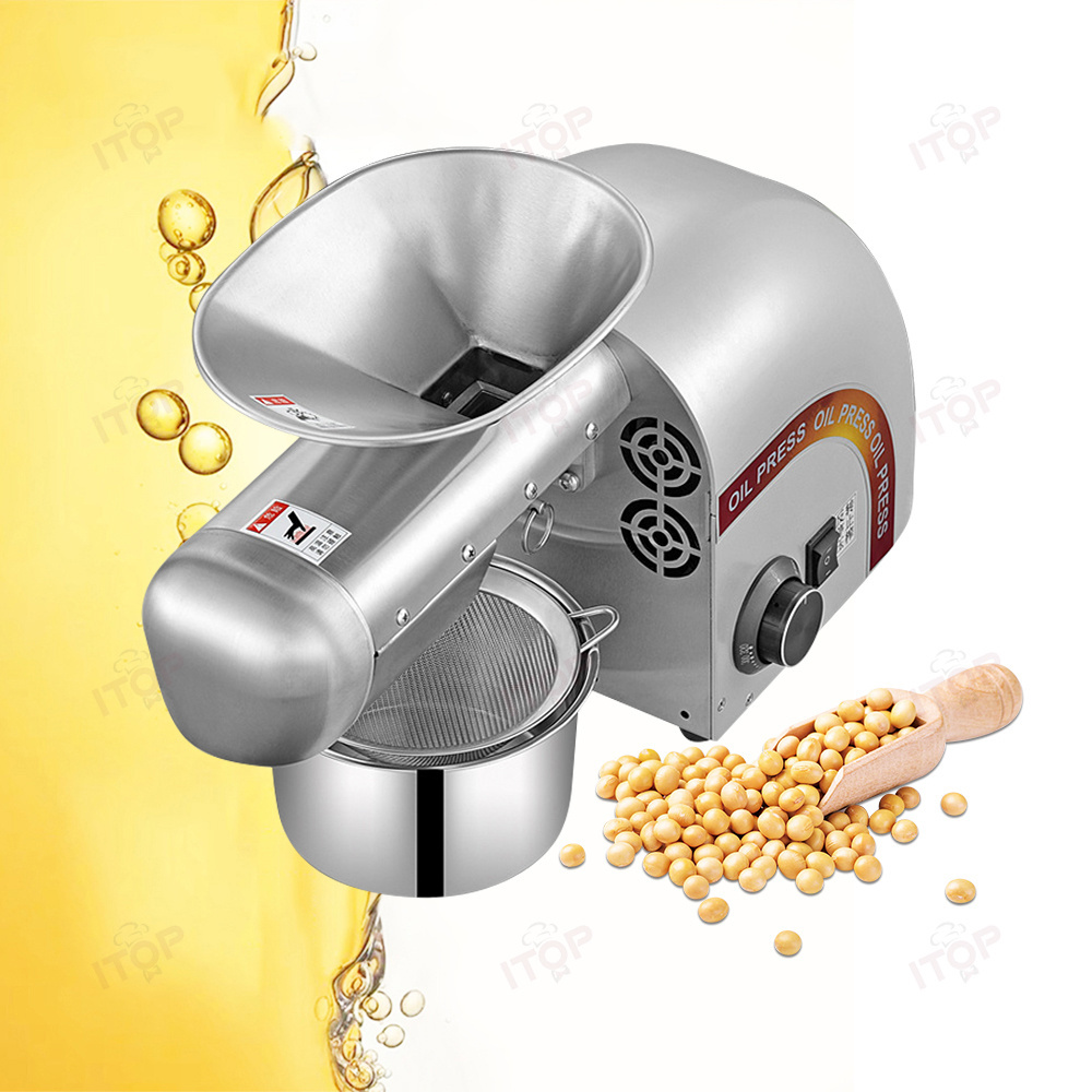 Small Home Use Oil Extractor Presser Peanut Sunflower Seeds Domestic Mini Oil Press For Kitchen Use