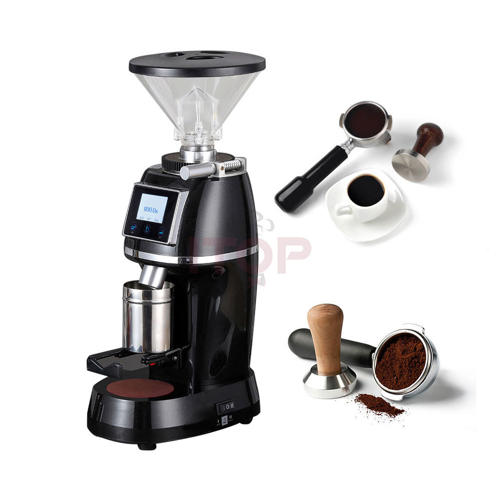 Commercial Professional 110v-220v/50hz-60hz Coffee Bean Grinder Stainless Steel Electric 60mm Italian Coffee Grinder for Sale