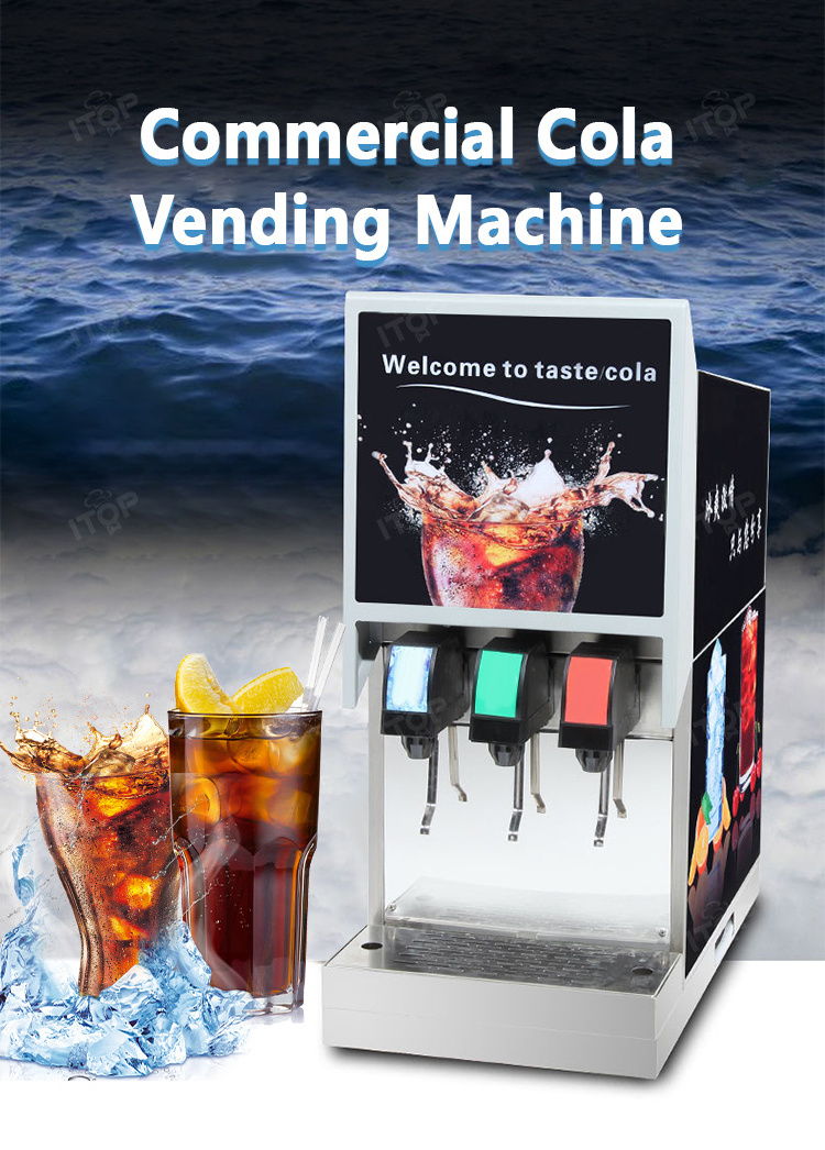 Commercial Carbonated Soda Frozen Beverage Drink Making Cola Machine/ Cola Vending Machine/ Cola Dispenser