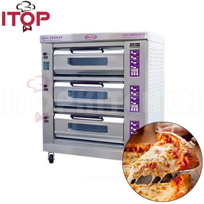 Luxury microcomputer control pizza oven electrical commercial Pizza Oven / Baking Oven