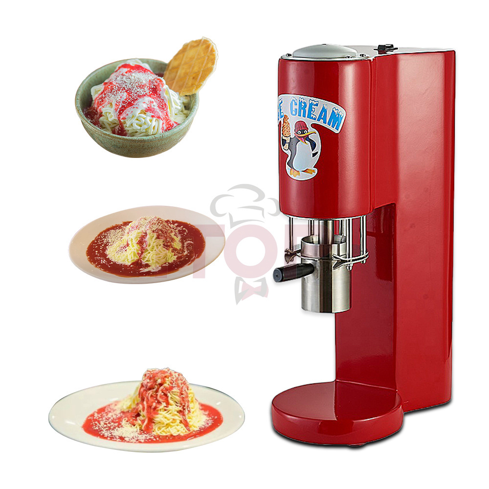 Spaghetti Press Ice Cream Machine 80WMold Pasta Italy Spaghetti 30L/H Gelato Noodle Ice Cream Machine