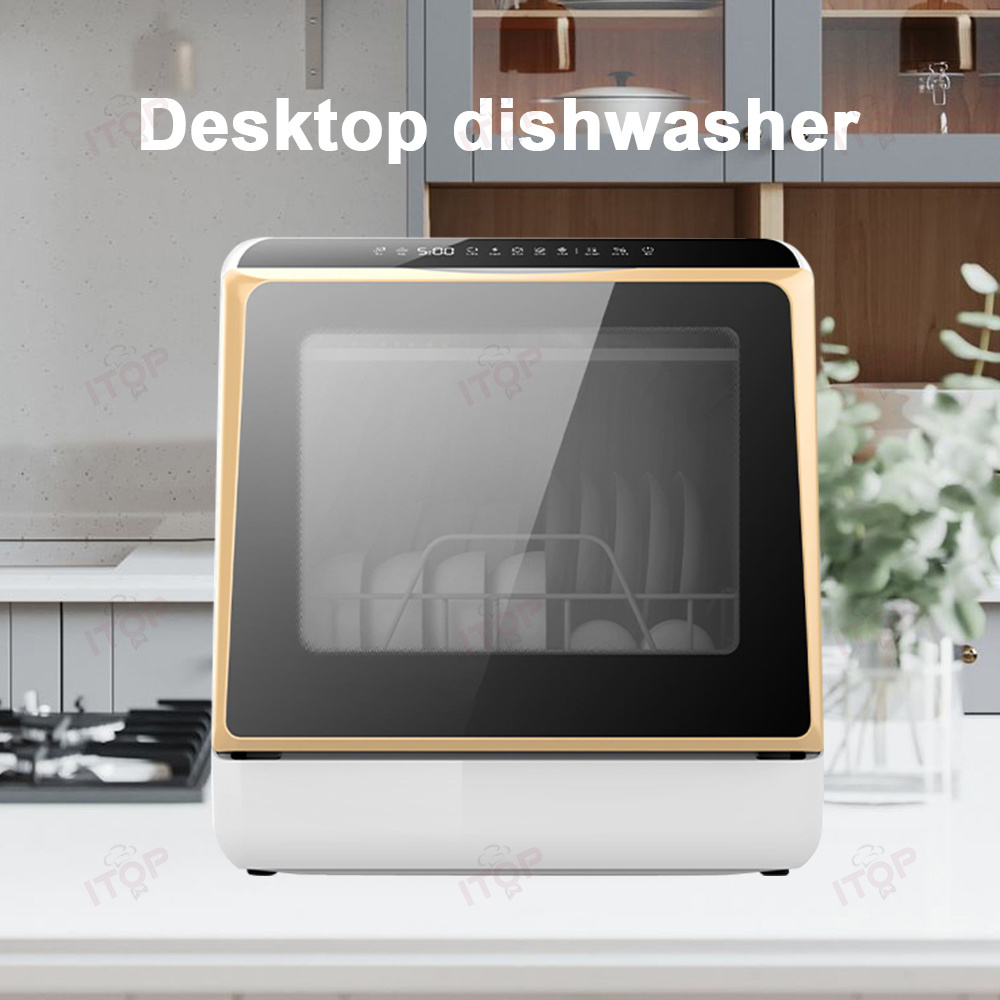 Mini Dish Washing Machine Large Capacity Portable And Movable Household Free Installation Free Hand Desktop Dishwasher