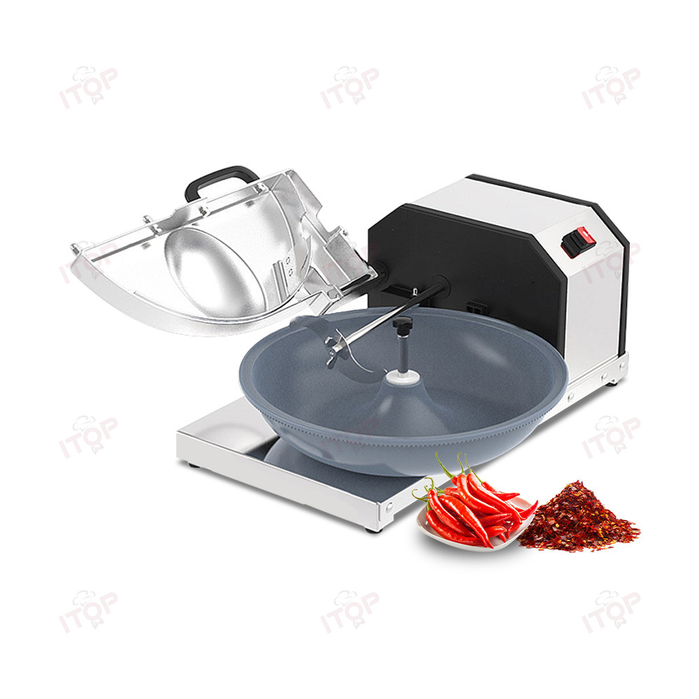 Cheaper Price Meat Bowl Cutter 2kg Table Top Bowl Chopper Stainless Steel Vacuum Bowl Cutter Chicken Meat Cutting Machine