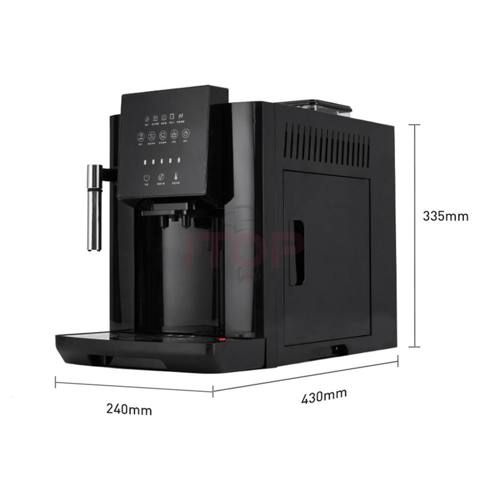 ITOP Keep Warm Coffee Machine 1200W Ekspres do kawy 12 Cups 19 Bar Full Automatic Coffee Maker