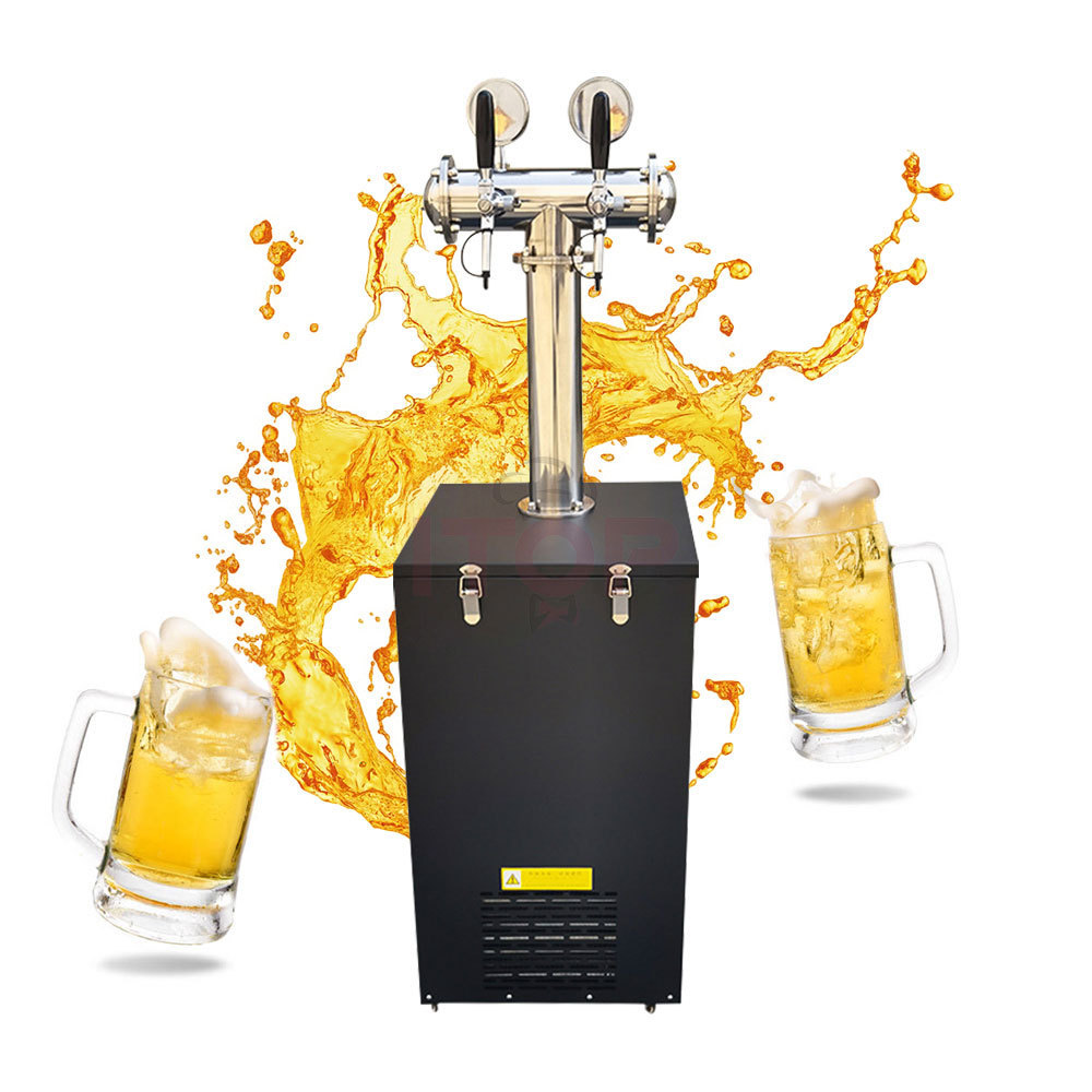 Electric Beer Tower Tap Dispenser Machine Durable Draft Beer Keg Cooler Kegerator Machine With Tap Tower For Sale