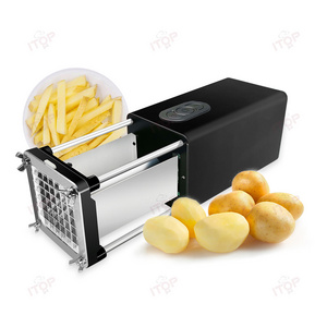 3 Sizes Replaceable Blades Potato Fingers Chip Cutter Machine Commercial Electric French Fry Potato Fries Cutter