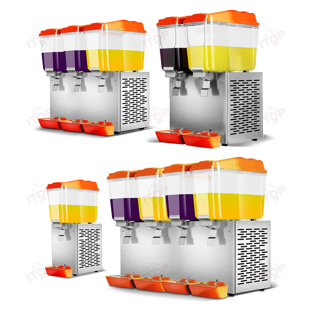 Fresh Fruit Cold Frozen Drink Juice Dispenser Wholesale Prices Commercial Refrigerated Beverage