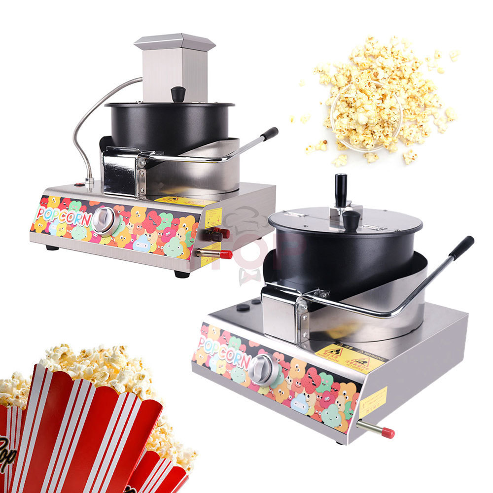 Desktop Pembuat Commercial Mushroom Popcorn Gas Popcorn Machine Wholesale Convenient Portable Gas Popcorn Vending Machine