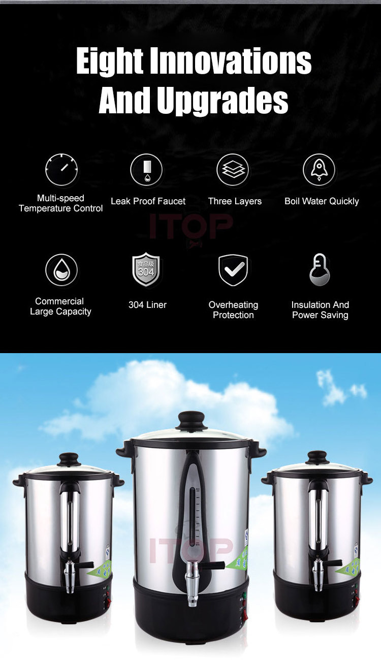 11L Hot Water Boiler Tea Warmer Automatic 10L Water Dispenser Machine Catering Party Intelligent Water Dispenser