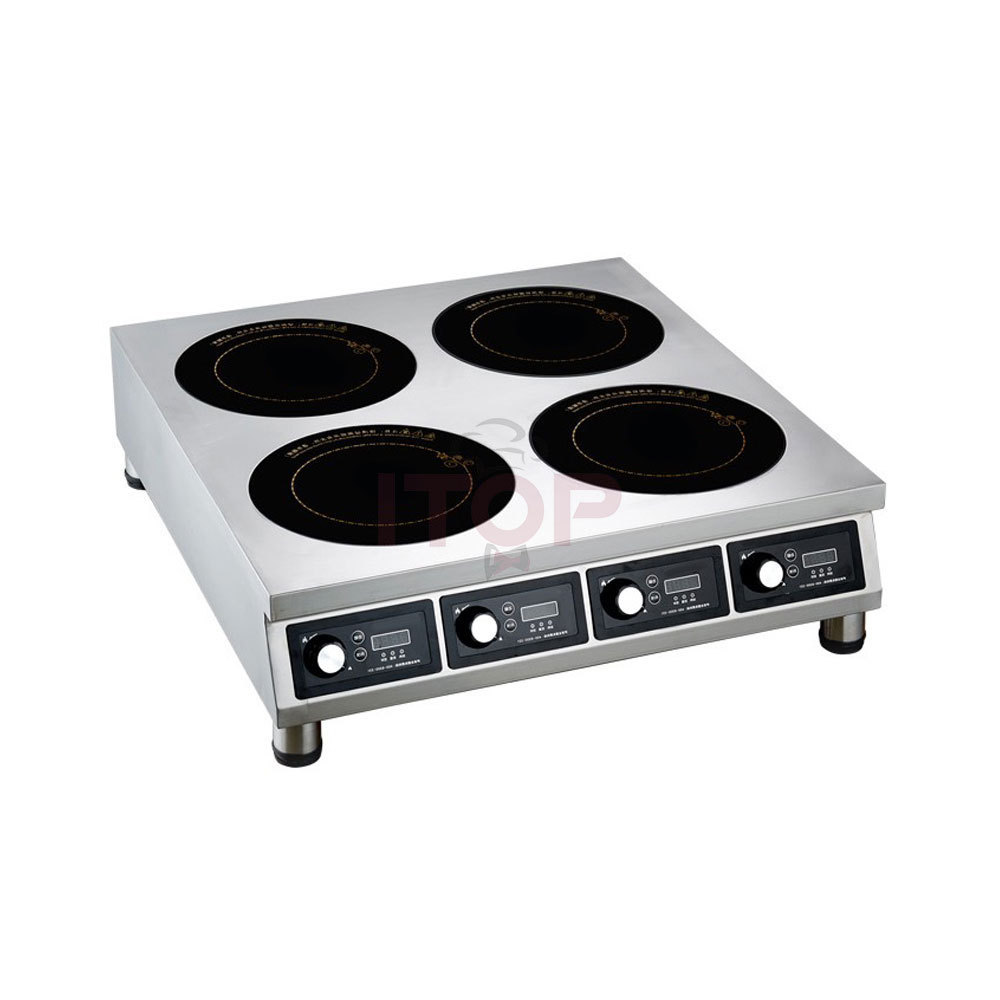 High Power 2500W Casserole Stove Black Crystal Electric Ceramic Stove 4 Head HobsInduction Stove Hob Ceramic Cooktops