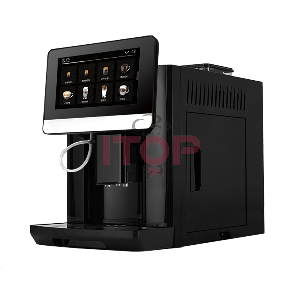 ITOP Fully Automatic Cafetera Single Shot Maker Smart Professional Espresso Touch Screen Coffee Machine Milk System