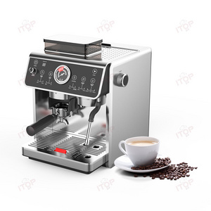 Filter 19bar Ulka Pump Bean To Cup Espresso Coffee Machine Coffee Maker With Grinder For Home And Office