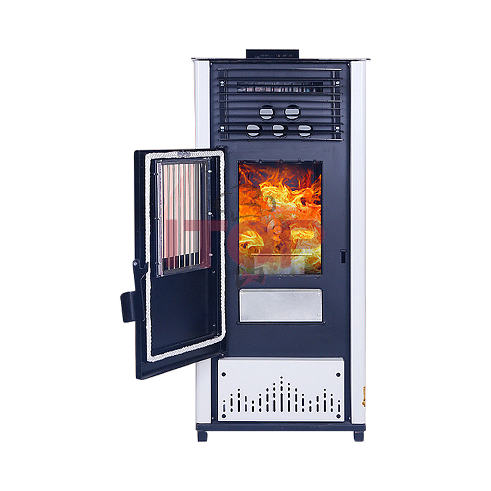 Biomass Pellet Fireplace Water Heating Type Stove High Efficient Hot Air Wood Biomass Pellet Heater