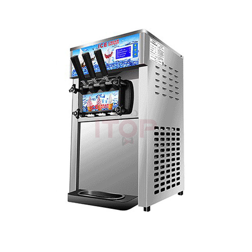 Desktop 3 Color Ice Cream Machine Professional Ice Cream Maker Manufacturer Commercial Soft Serve Ice Cream Making Machine