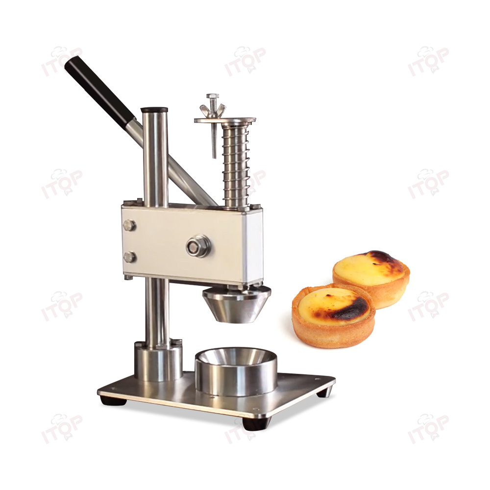 Manual Egg Tart Forming Maker Dough Press Pie Crust Tart Making Machine For Sale