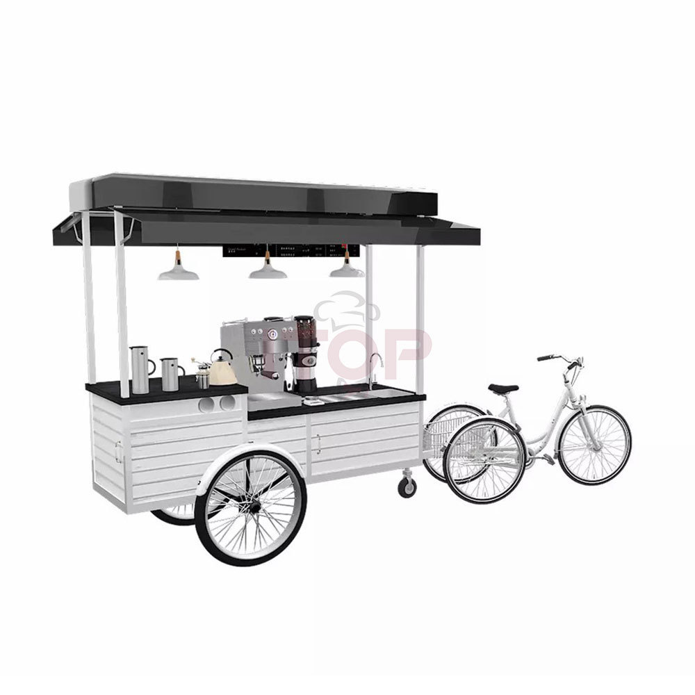 Commercial Street Mobile Coffee Bike Coffee Van For Food For Drink Small Shop Kiosk Street Food Retail Kiosk Shop