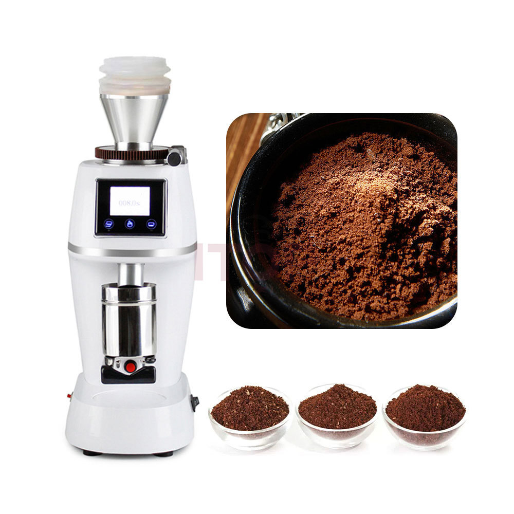 Commercial Professional 110v-220v/50hz-60hz Coffee Bean Grinder Stainless Steel Electric 60mm Italian Coffee Grinder for Sale