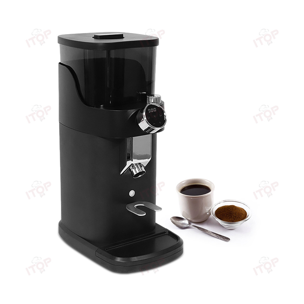 Smart Electric Large Capacity Commercial Grinder Machine Led Display Coffee Maker Coffee Grinder Commercial Espresso Grinder