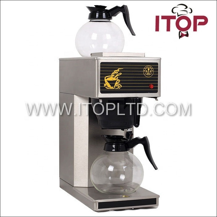 Commercial Stainless Steel Turkish Arabic Electric Single Head Thermostat Coffee Machine Office Drip Coffee Maker