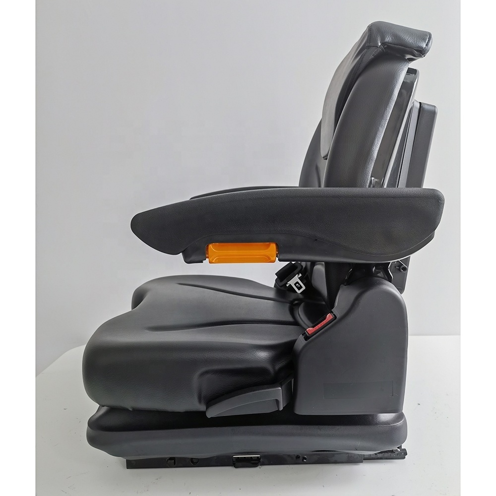 High Quality Forklift Seat With Low Mechanical Suspension Driver Seat Micro Swith Sensor PVC Waterproof Cover