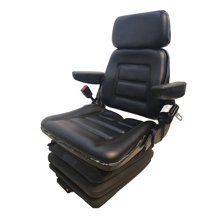 Manufacturer Grammer Driver Seats Wear Resistant Fabric Machine Excavator Seat for Sales