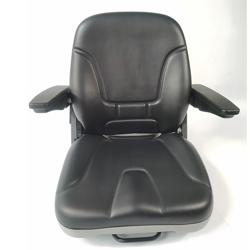 High Performance Komatsu Forklift Seat PVC Cover With Armrests