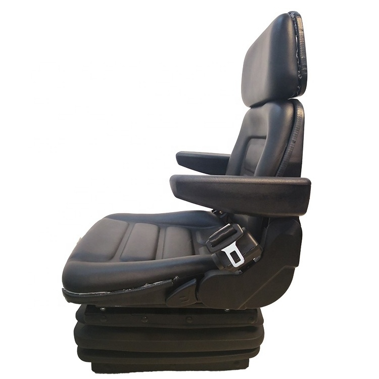 Manufacturer Grammer Driver Seats Wear Resistant Fabric Machine Excavator Seat for Sales