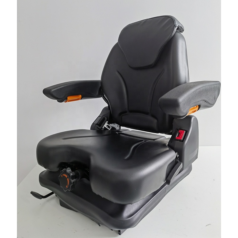 High Quality Forklift Seat With Low Mechanical Suspension Driver Seat Micro Swith Sensor PVC Waterproof Cover