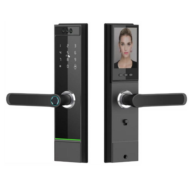 iTouchkey Home Biometric Lock keyless Smart Fingerprint Lock Wifi Smart Door Lock with Cateye camera