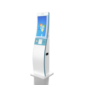 23.6 Inch Curved Screen Self-Service Terminal NFC/RFID Contactless Card Reader Information Kiosk Check Machine Payment Kiosks