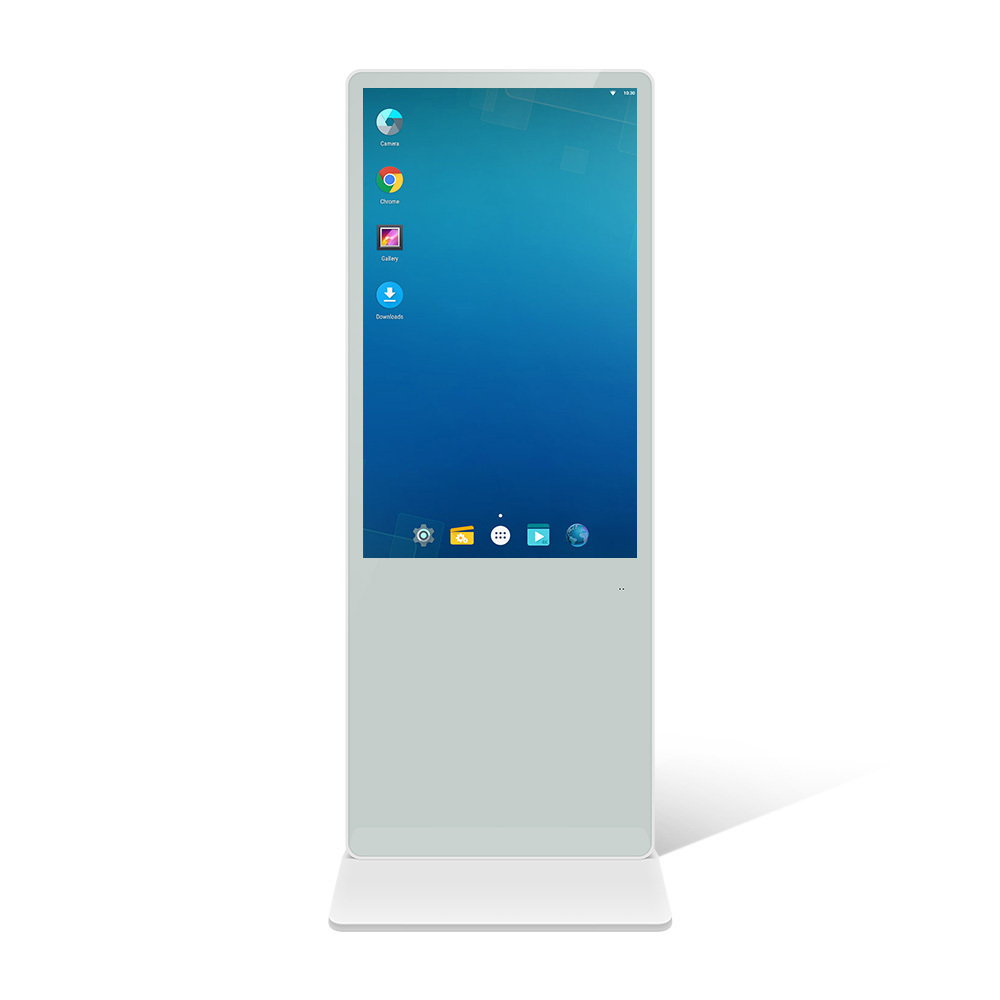 43 49 55 65 inch free standing android digital signage touch screen kiosk with camera