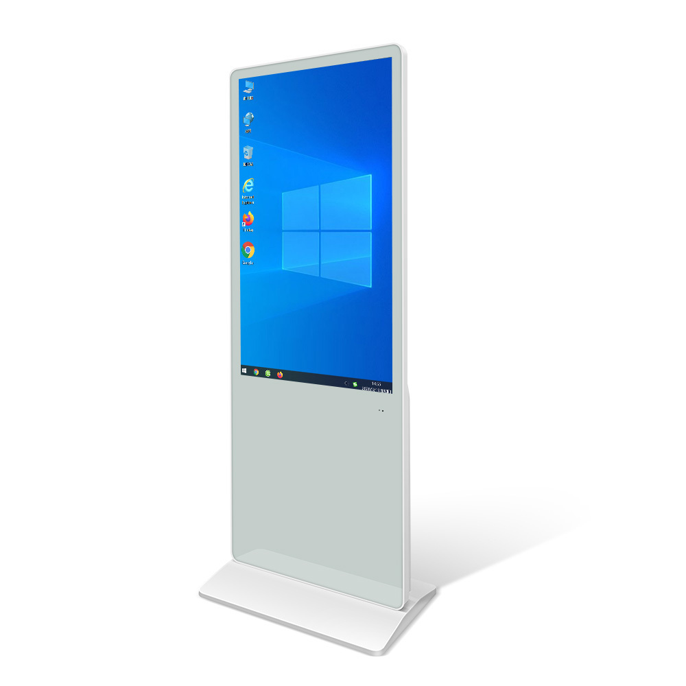 43 49 55 65 inch free standing android digital signage touch screen kiosk with camera