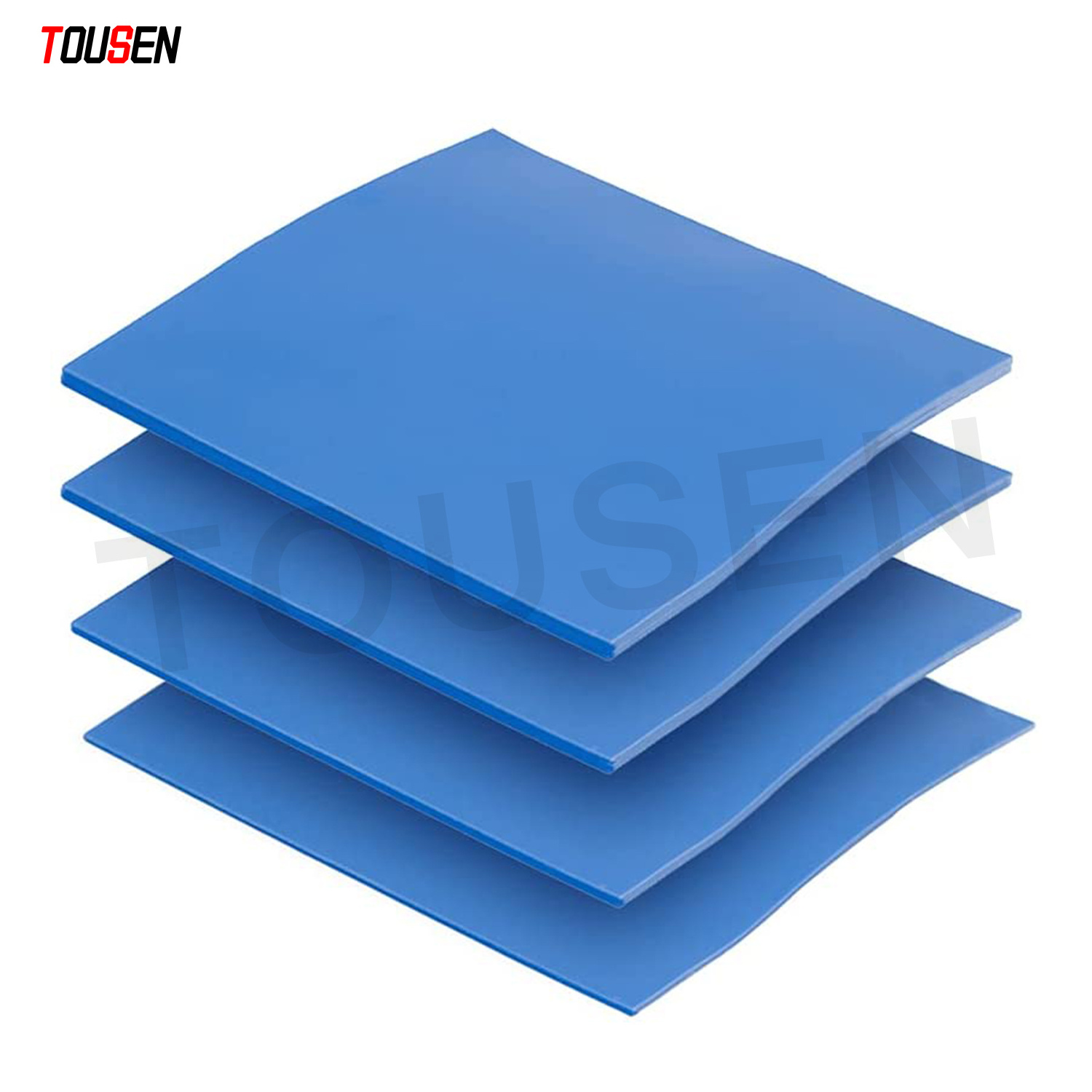 15wmk heat absorber rubber pads thermally interface transfer sheet thermo release silica gap filler heat dissipation thermal pad