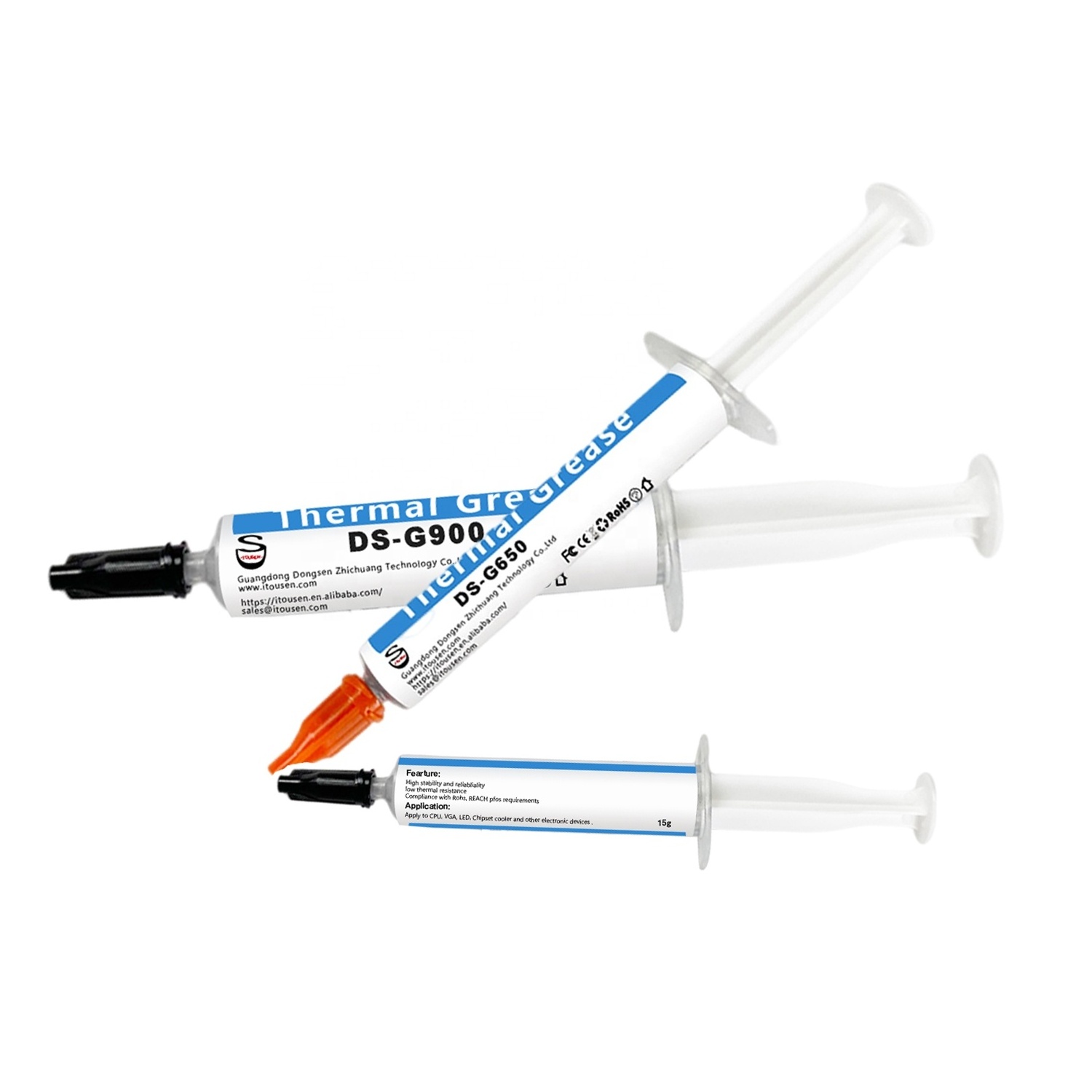 High heat conductive silicone grease thermal grease syringe White thermal paste for electronic products