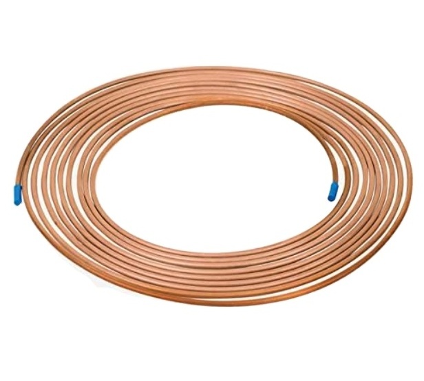 pure copper pipes for HVAC refrigerator pipes/water supply lines for ductless mini splitters, heat pumps, central air duct units